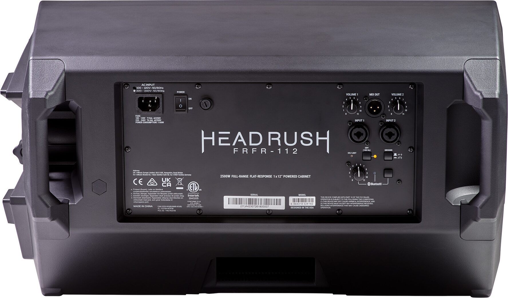 HeadRush FRFR112 MKII Bluetooth Powered Speaker Cabinet (2500 Watts) 10 HeadRush FRFR112 MKII Bluetooth Powered Speaker Cabinet (2500 Watts)