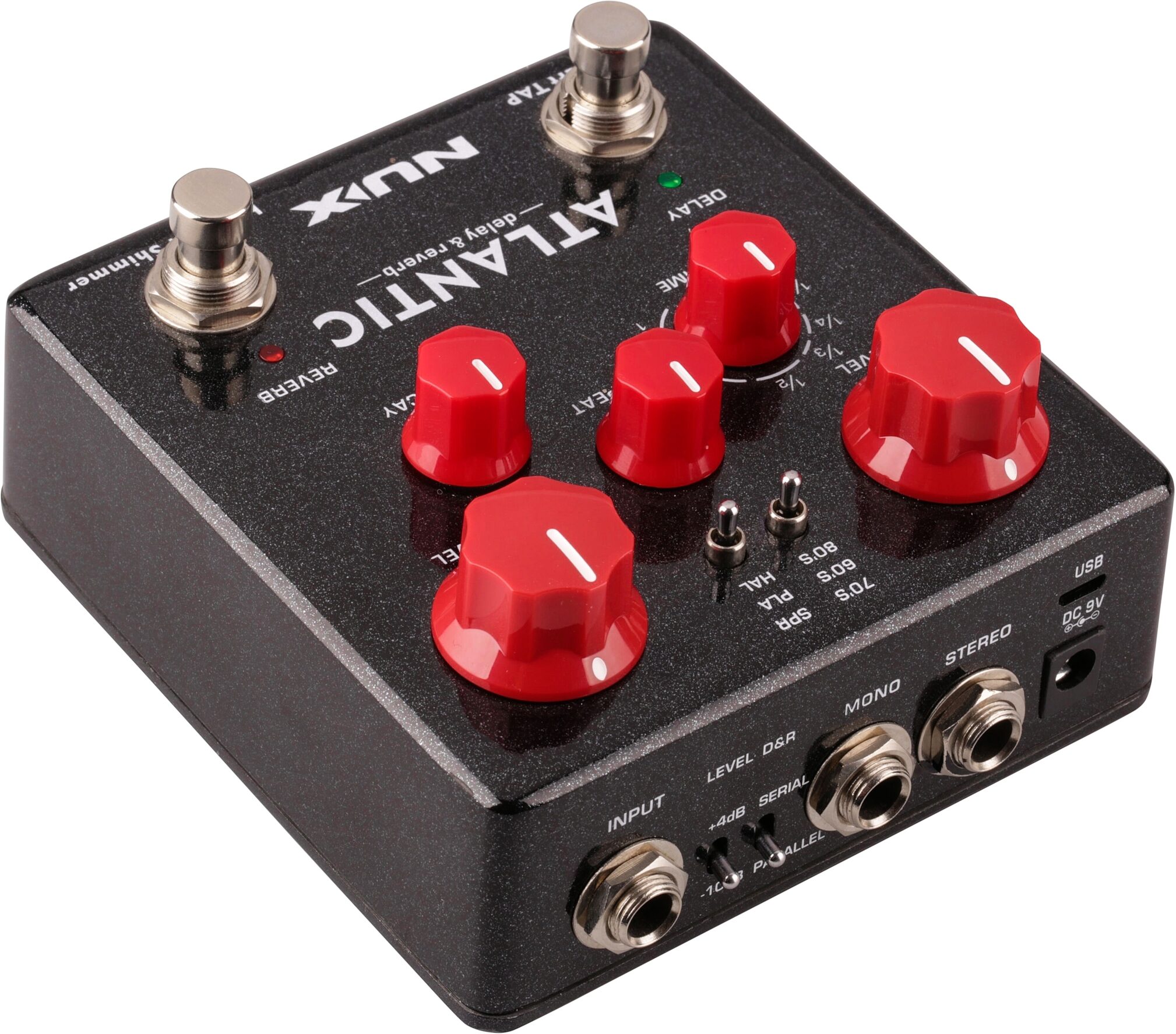 NUX Atlantic Delay and Reverb Pedal 3 NUX Atlantic Delay and Reverb Pedal
