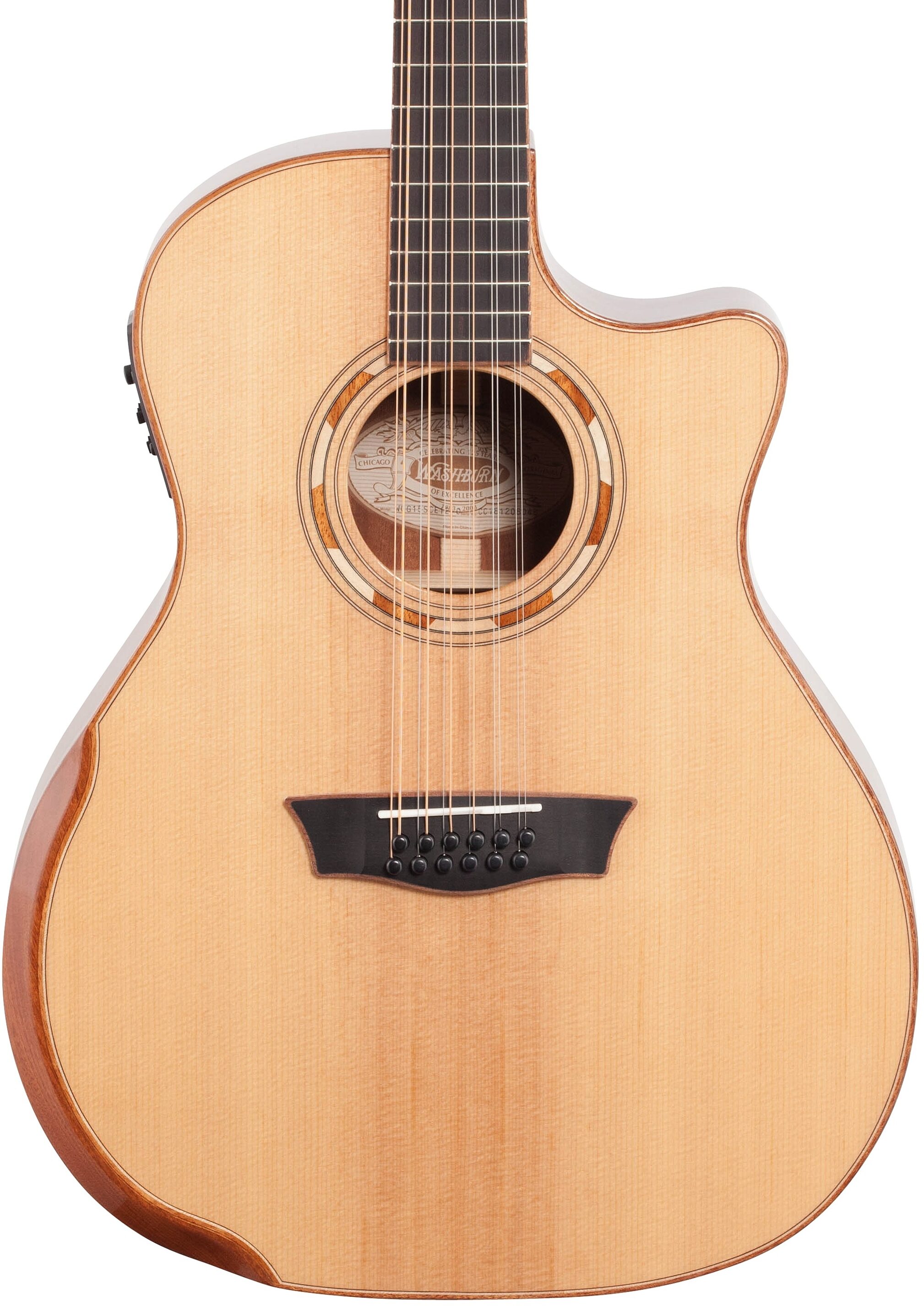 Washburn WCG15SCE12-O Deluxe Grand Auditorium Acoustic-Electric Guitar, 12-String 5 Washburn WCG15SCE12-O Deluxe Grand Auditorium Acoustic-Electric Guitar, 12-String