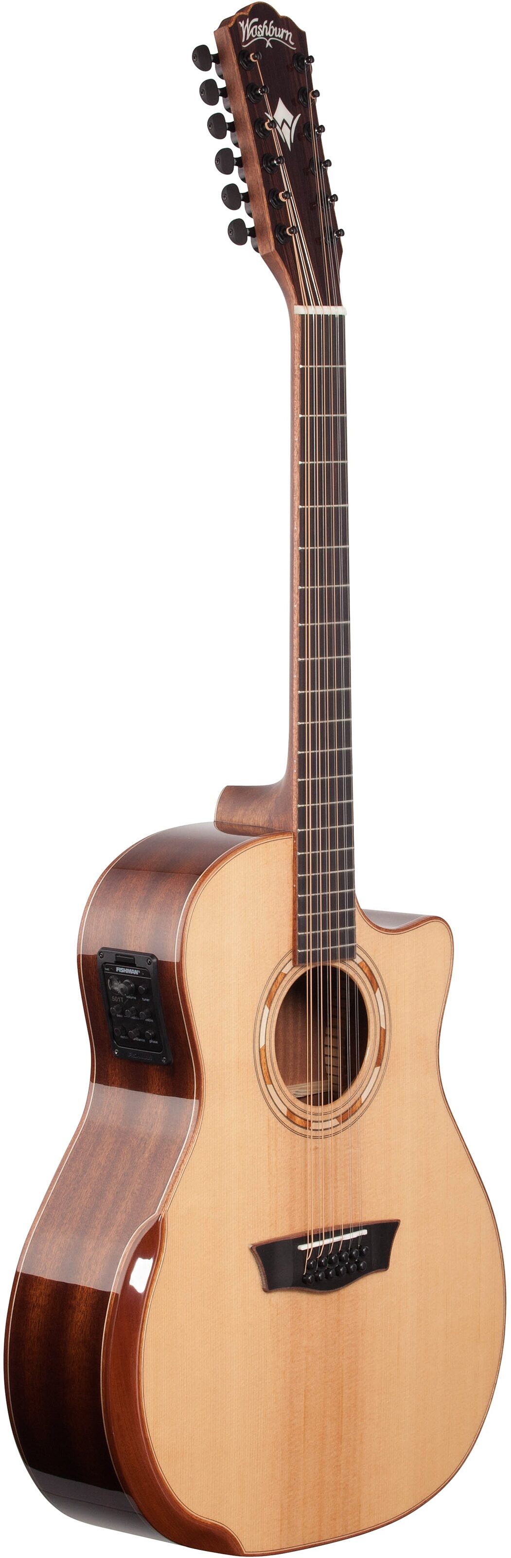 Washburn WCG15SCE12-O Deluxe Grand Auditorium Acoustic-Electric Guitar, 12-String 6 Washburn WCG15SCE12-O Deluxe Grand Auditorium Acoustic-Electric Guitar, 12-String
