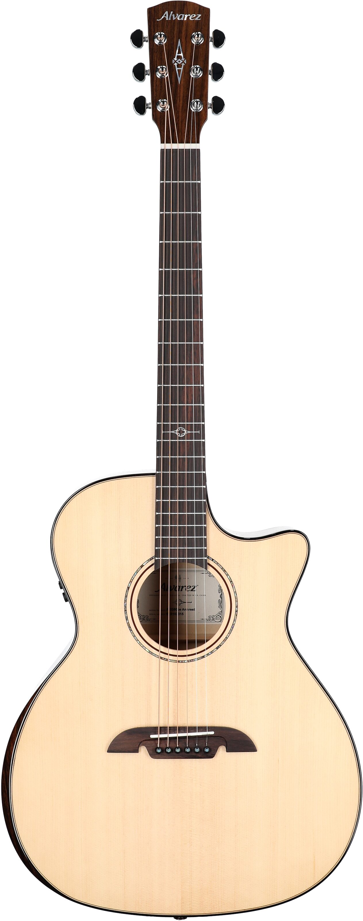 Alvarez AGFM80CEAR Artist Elite Grand Auditorium Acoustic-Electric Guitar 2 Alvarez AGFM80CEAR Artist Elite Grand Auditorium Acoustic-Electric Guitar