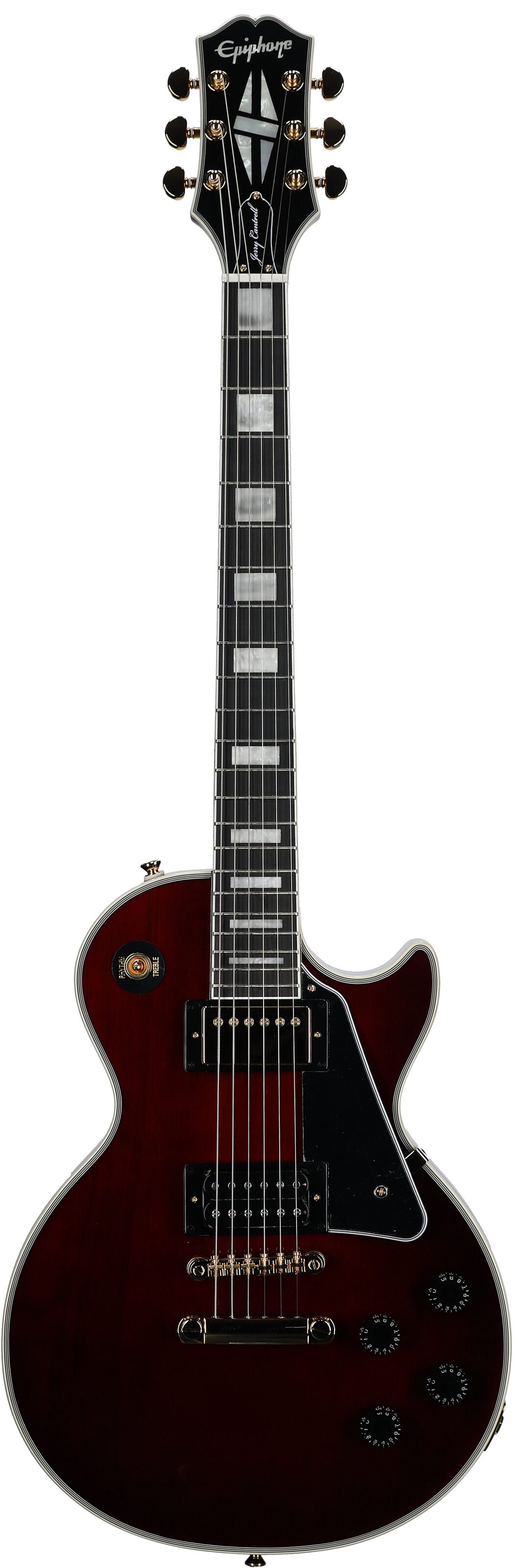 Epiphone Jerry Cantrell Wino Les Paul Custom Electric Guitar (with Case) 2 Epiphone Jerry Cantrell Wino Les Paul Custom Electric Guitar (with Case)