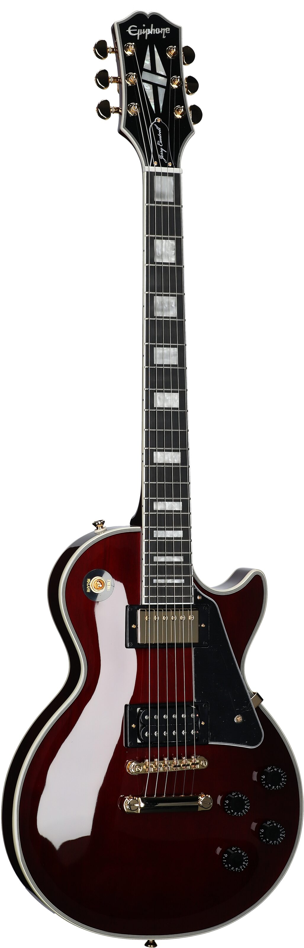 Epiphone Jerry Cantrell Wino Les Paul Custom Electric Guitar (with Case) 6 Epiphone Jerry Cantrell Wino Les Paul Custom Electric Guitar (with Case)