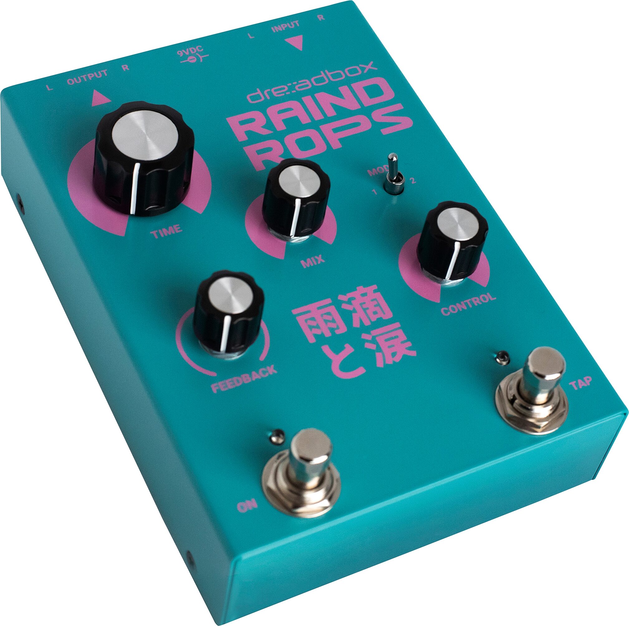 Dreadbox Raindrops Hybrid Stereo Delay Pedal 2 Dreadbox Raindrops Hybrid Stereo Delay Pedal