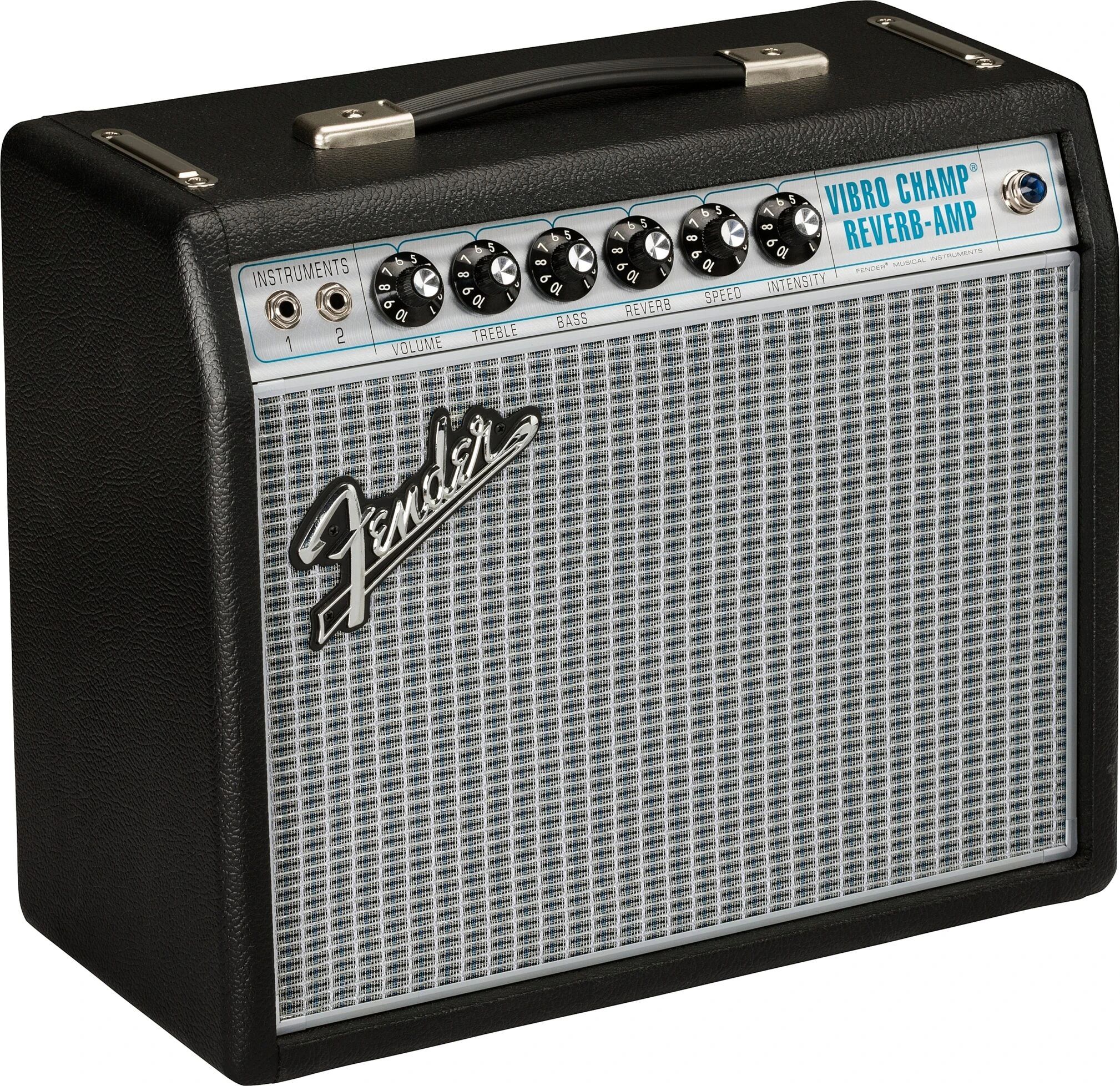 Fender '68 Custom Vibro Champ Reverb Tube Amplifier (5 Watts, 1x10 ...