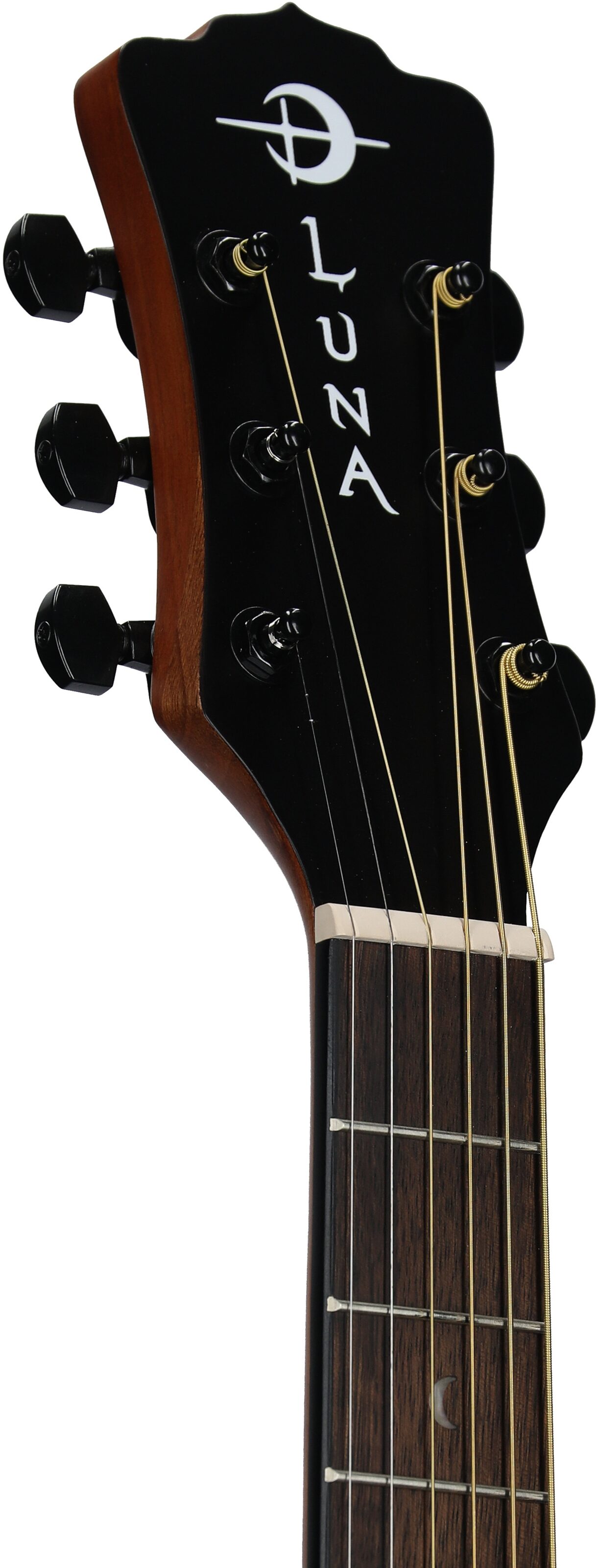 Luna Safari Tribal Travel Acoustic-Electric Guitar, Left-Handed (with Gig Bag) 4 Luna Safari Tribal Travel Acoustic-Electric Guitar, Left-Handed (with Gig Bag)