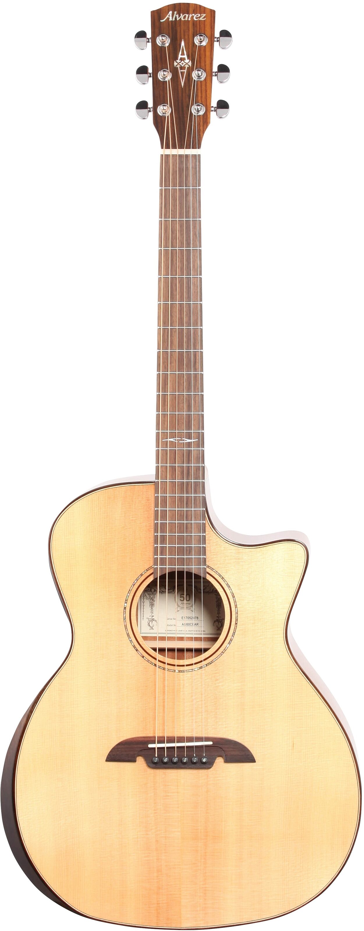 Alvarez AG60CEAR Grand Auditorium Cutaway Acoustic-Electric Guitar 2 Alvarez AG60CEAR Grand Auditorium Cutaway Acoustic-Electric Guitar