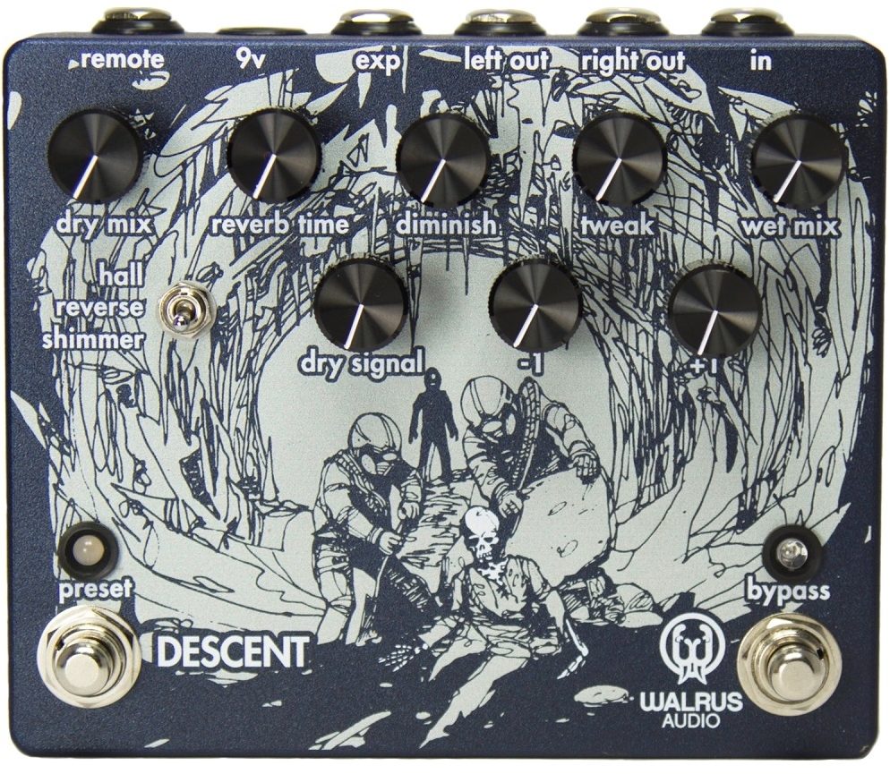 Walrus Audio Descent Reverb Octave Machine Pedal