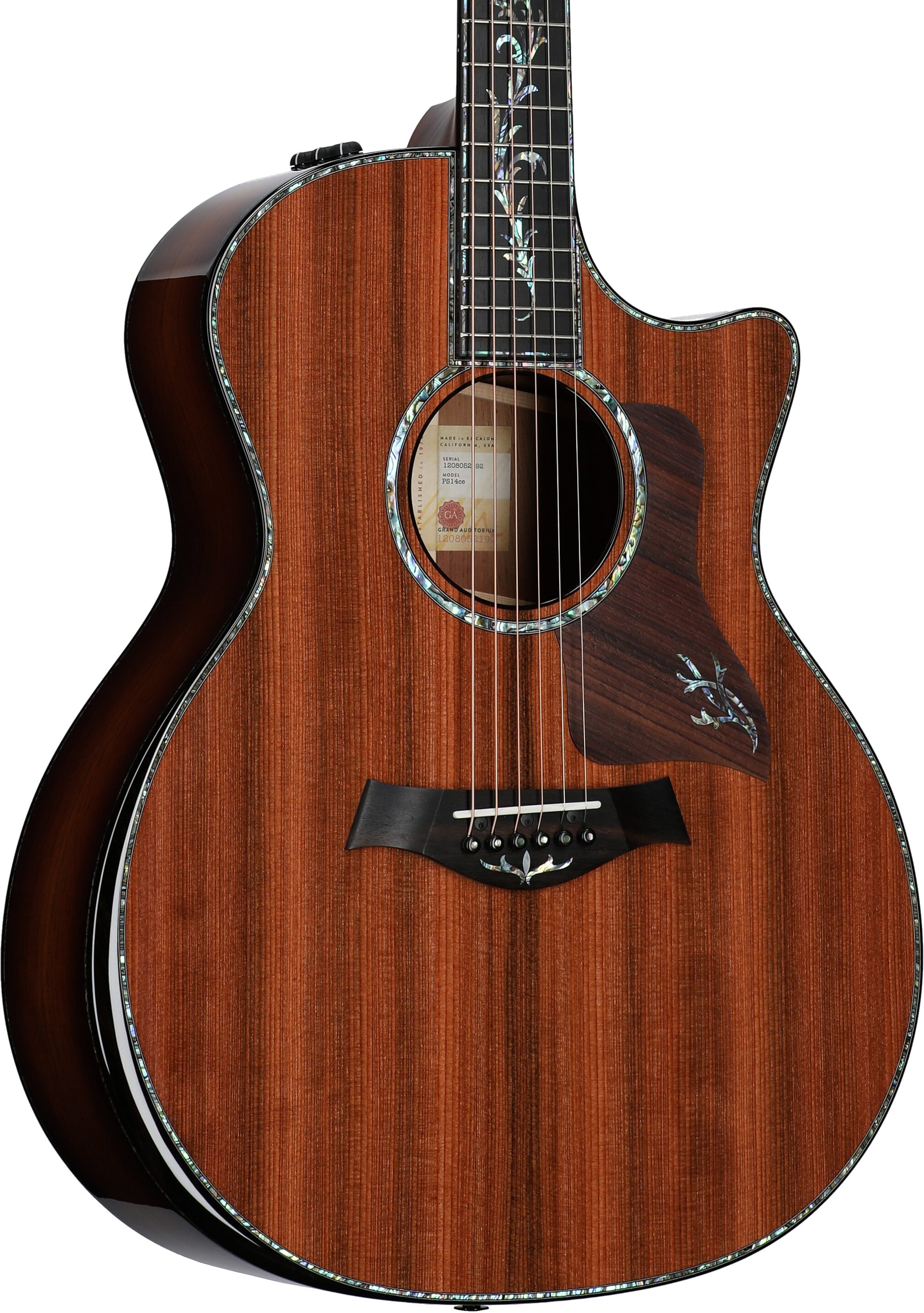 Taylor PS14ce V-Class Grand Auditorium Acoustic-Electric Guitar (with Case)
