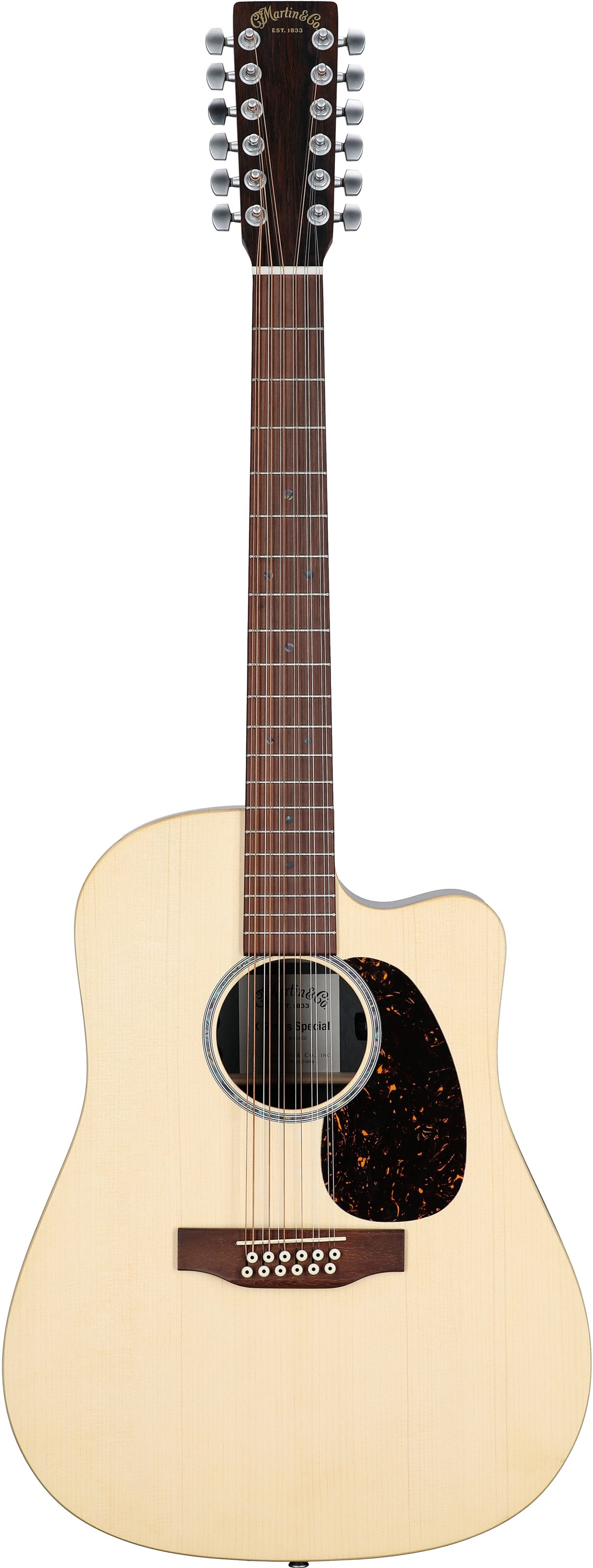 Martin DC-X2E Brazilian Acoustic-Electric Guitar, 12-String (with Soft Case) 2 Martin DC-X2E Brazilian Acoustic-Electric Guitar, 12-String (with Soft Case)